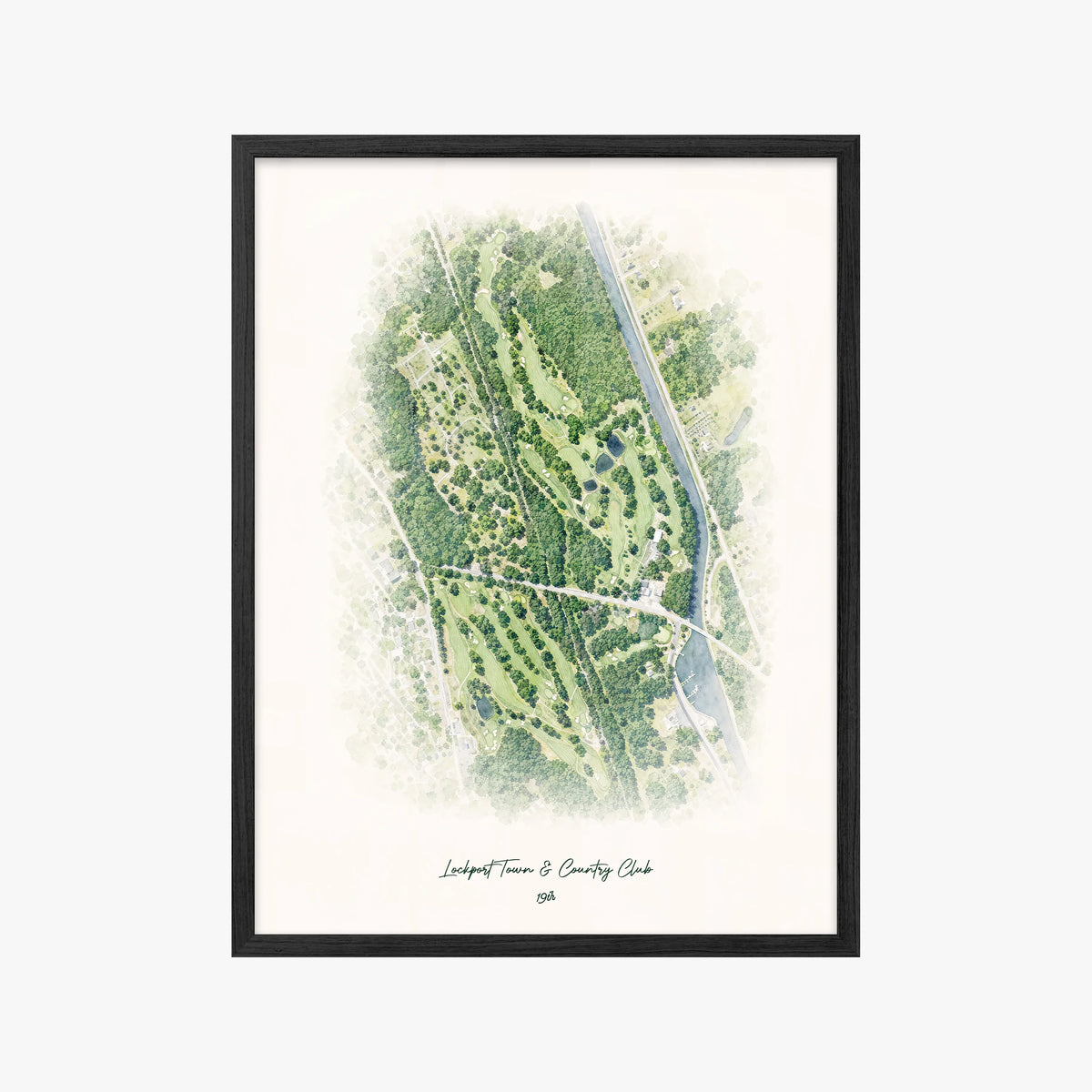 Lockport Town & Country Club black frame