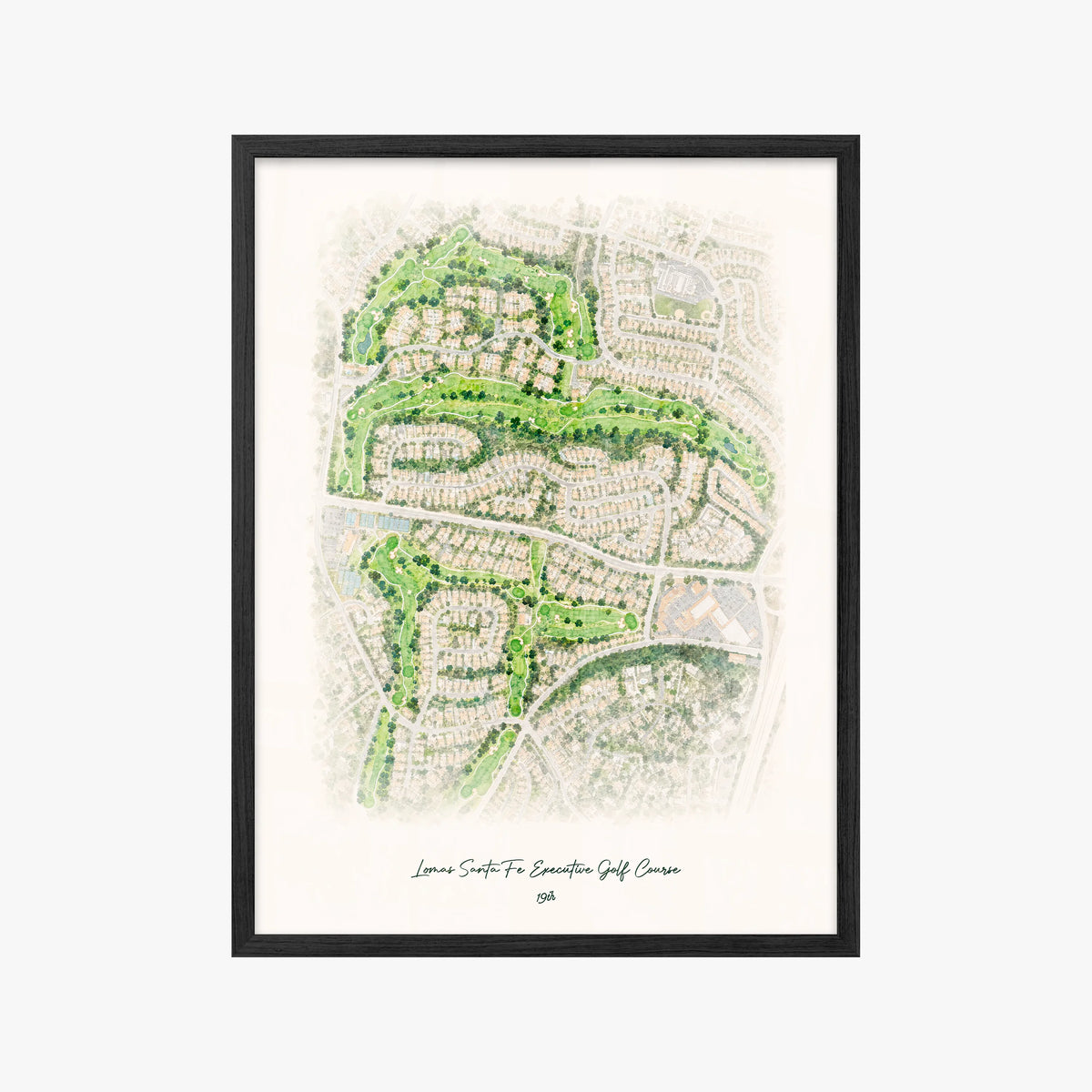 Lomas Santa Fe Executive Golf Course black frame