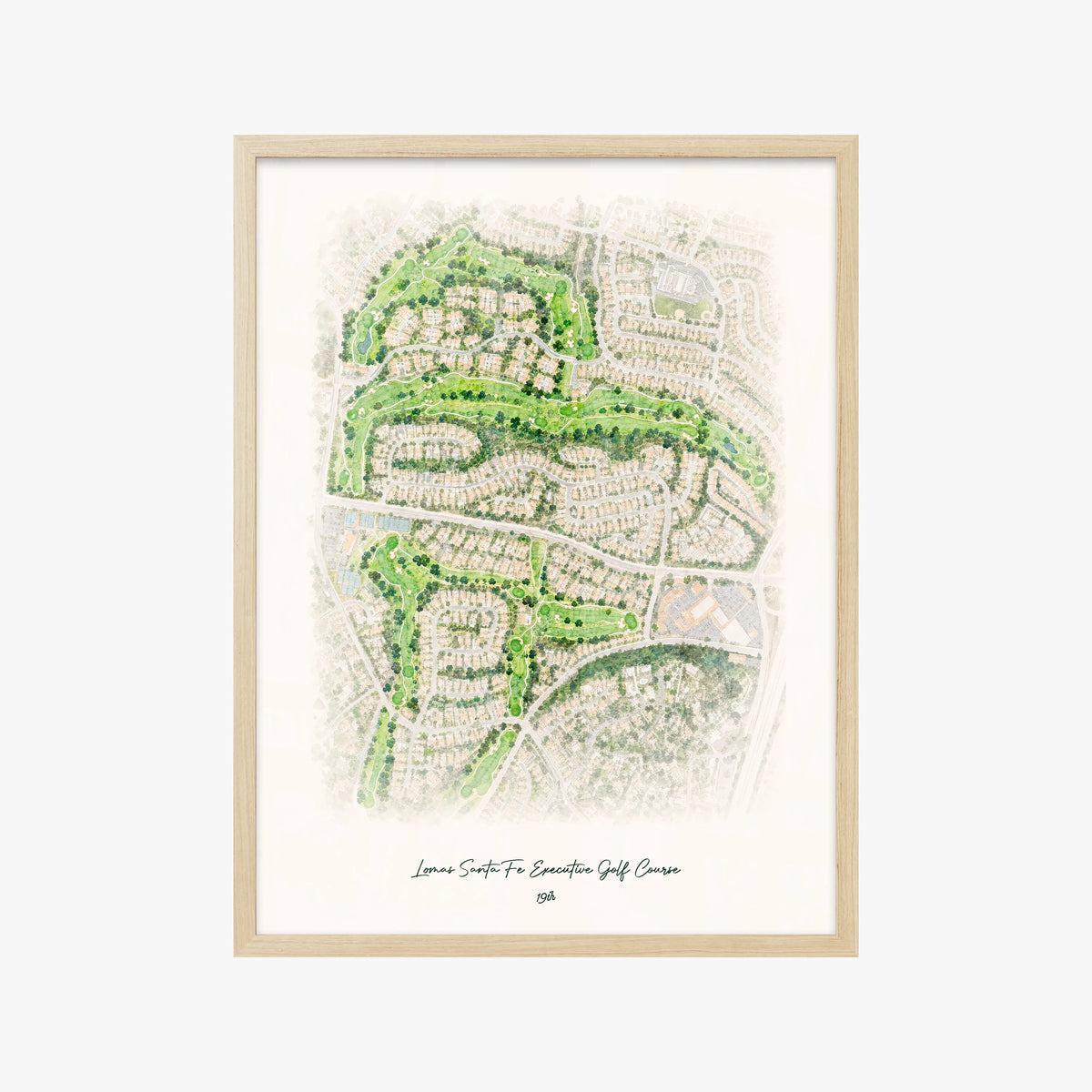 Lomas Santa Fe Executive Golf Course wood frame