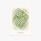 Lone Pines Golf Course printed artwork
