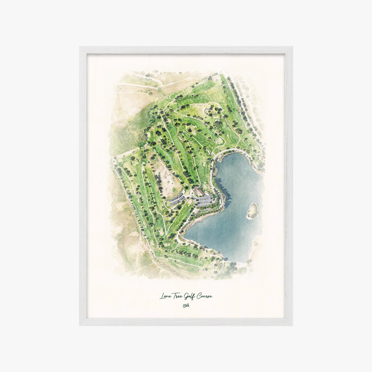 Lone Tree Golf Course white frame