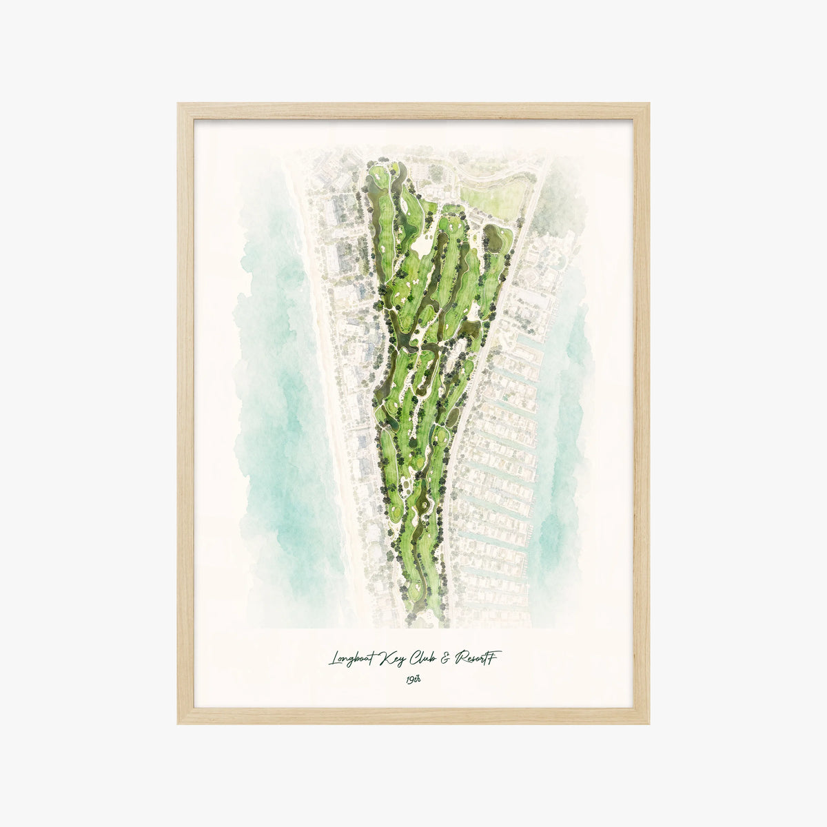 Longboat Key Club & ResortF wood frame