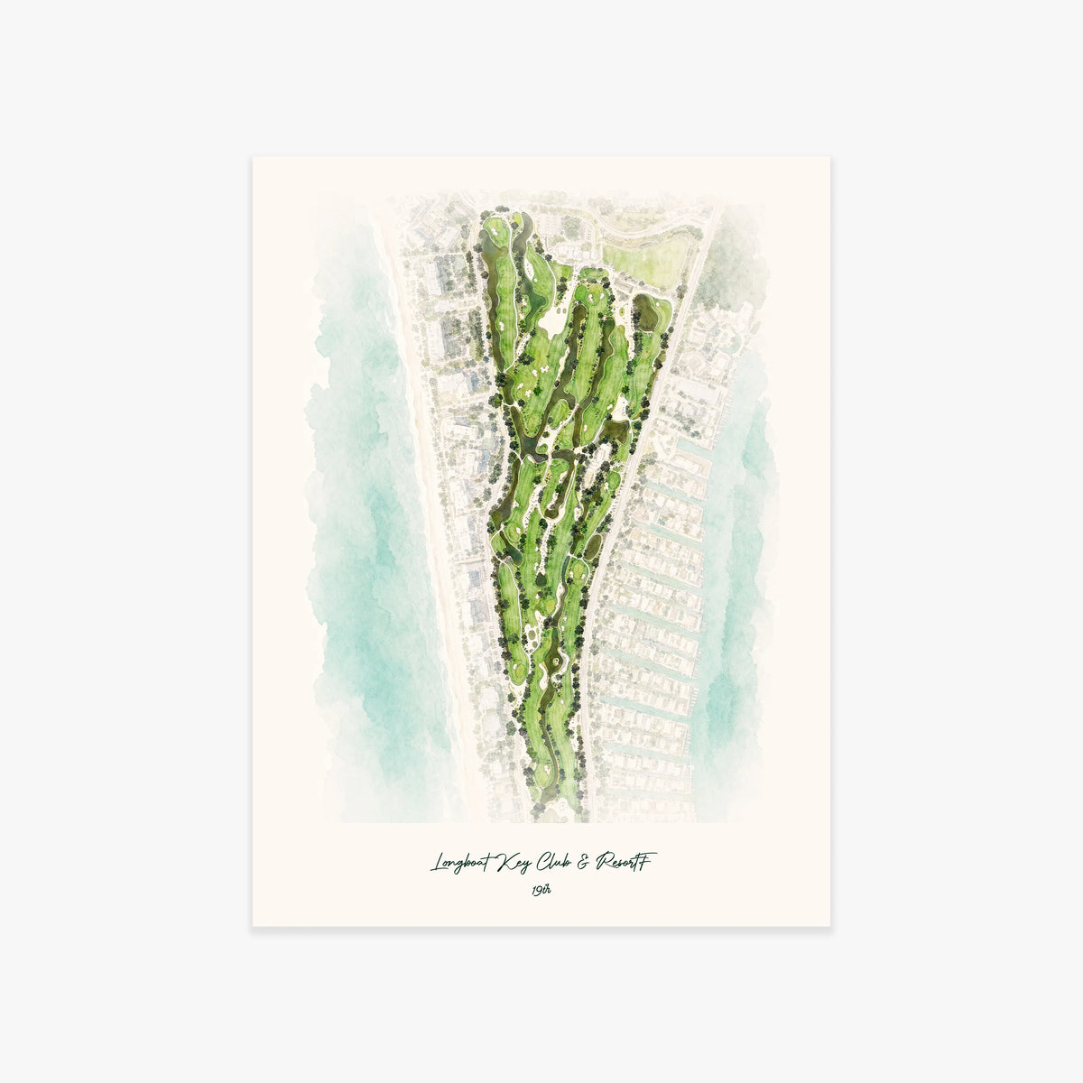 Longboat Key Club & ResortF printed artwork