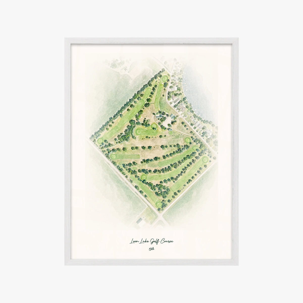 Loon Lake Golf Course white frame
