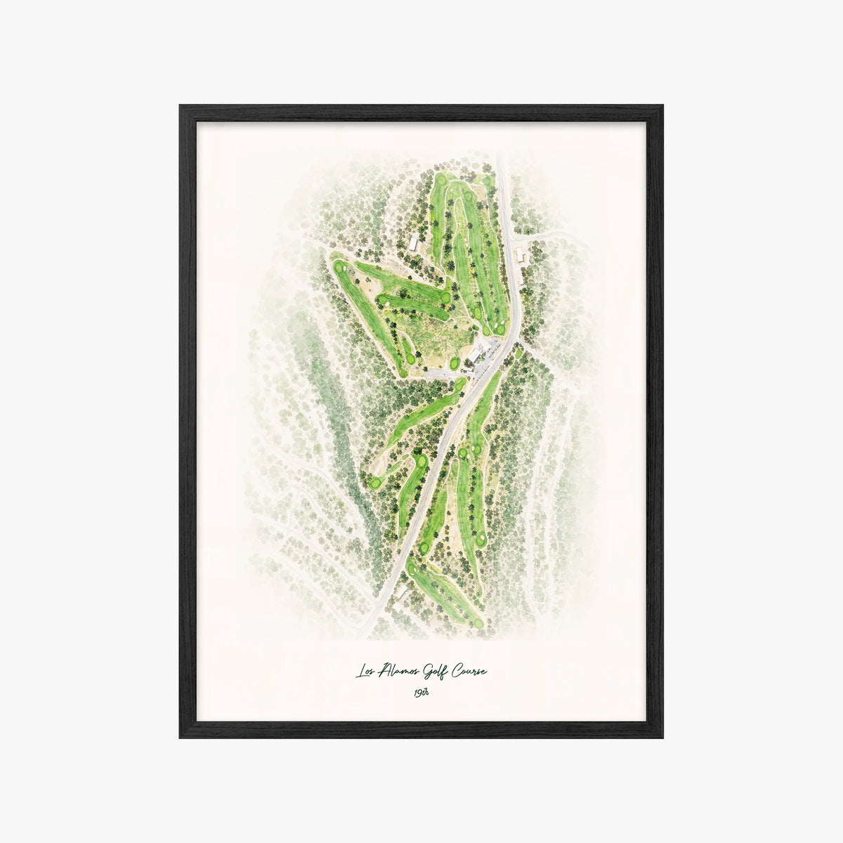 Los Alamos Golf Course black frame