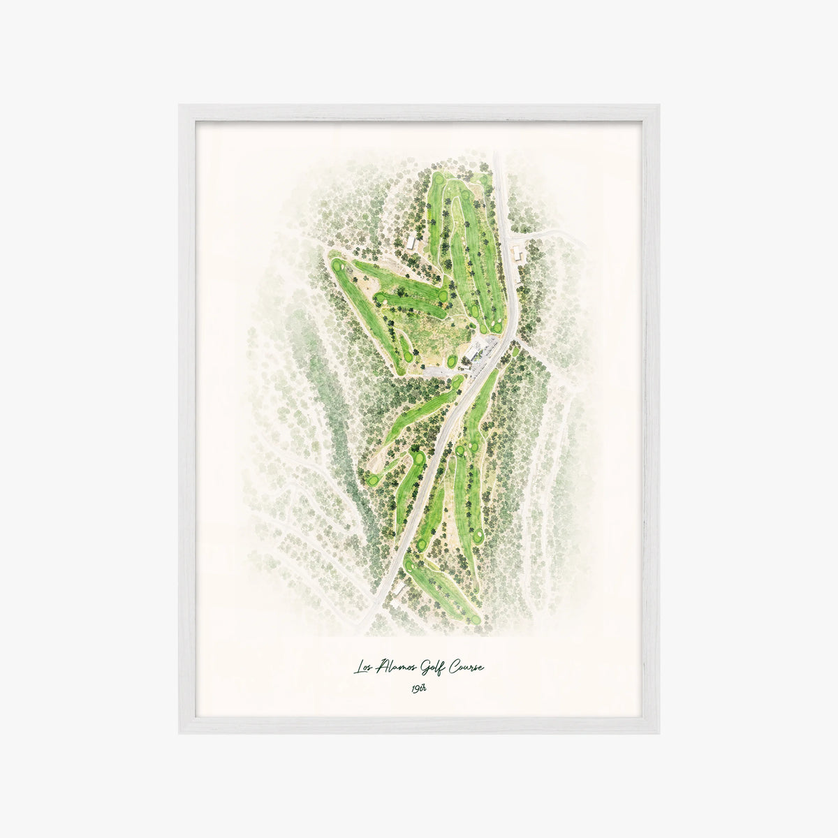 Los Alamos Golf Course white frame