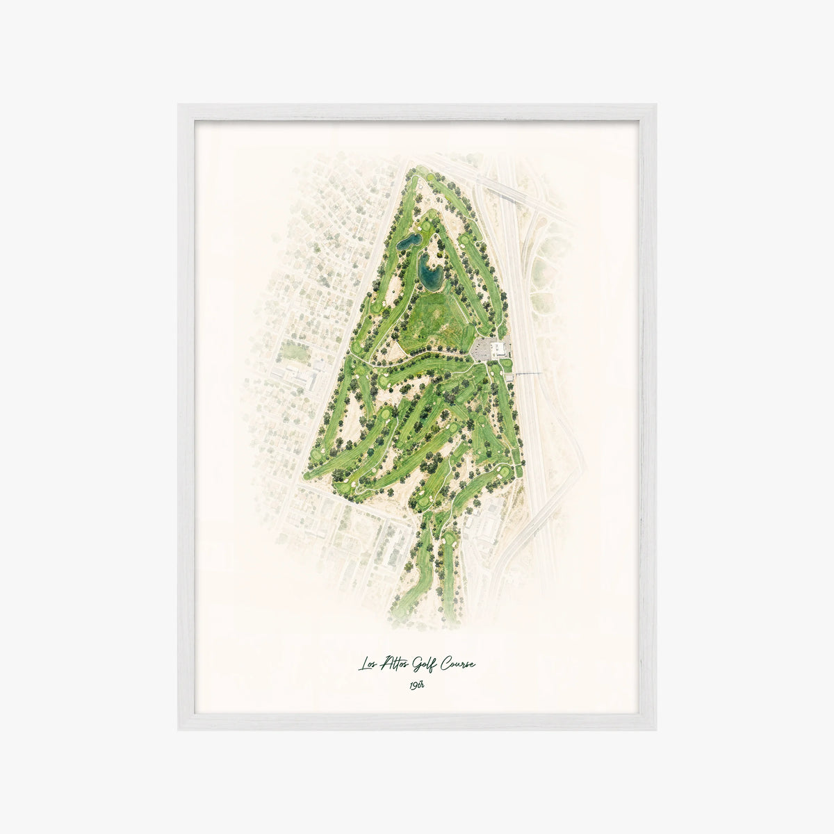 Los Altos Golf Course white frame