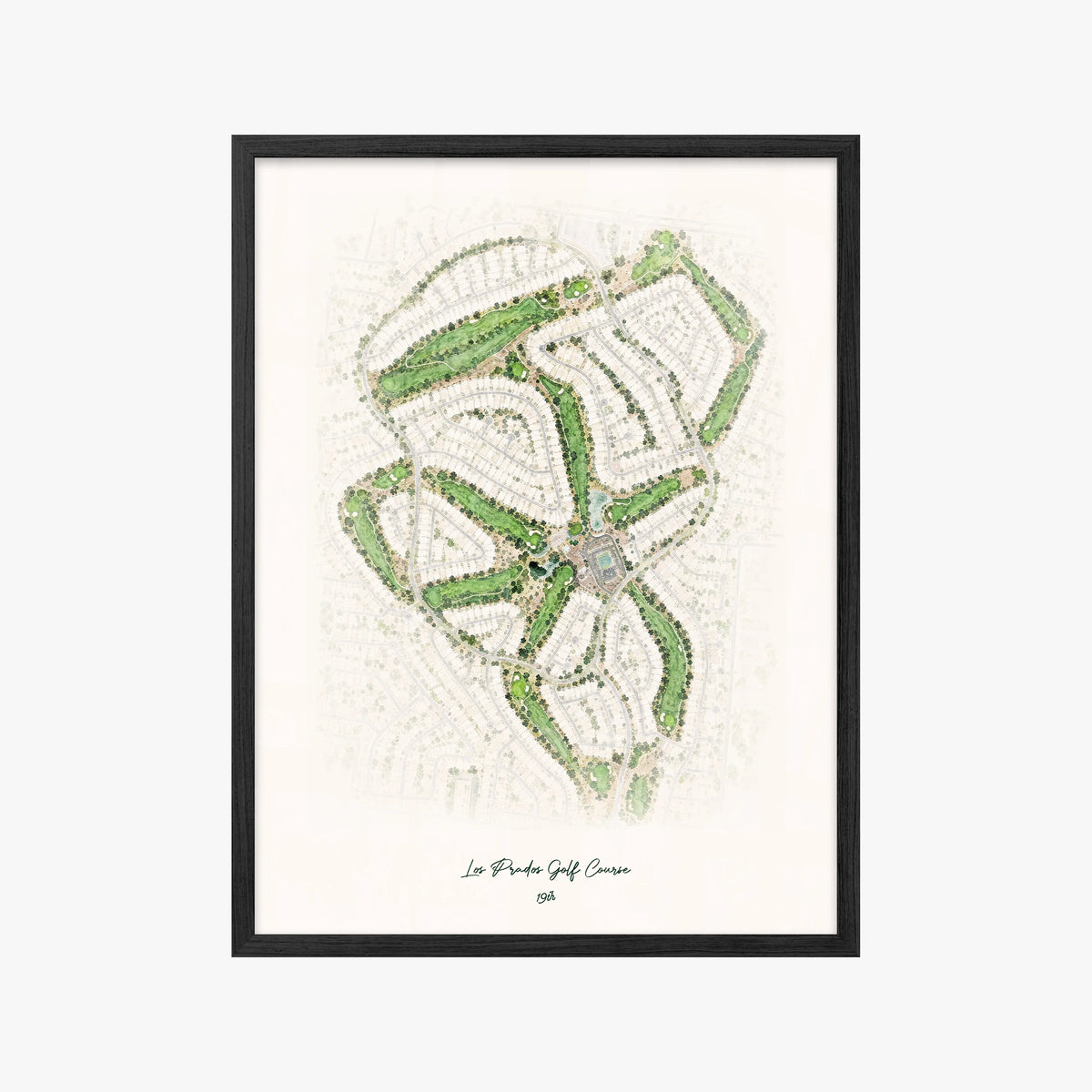 Los Prados Golf Course black frame
