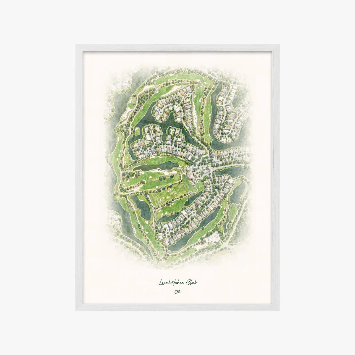 Loxahatchee Club white frame