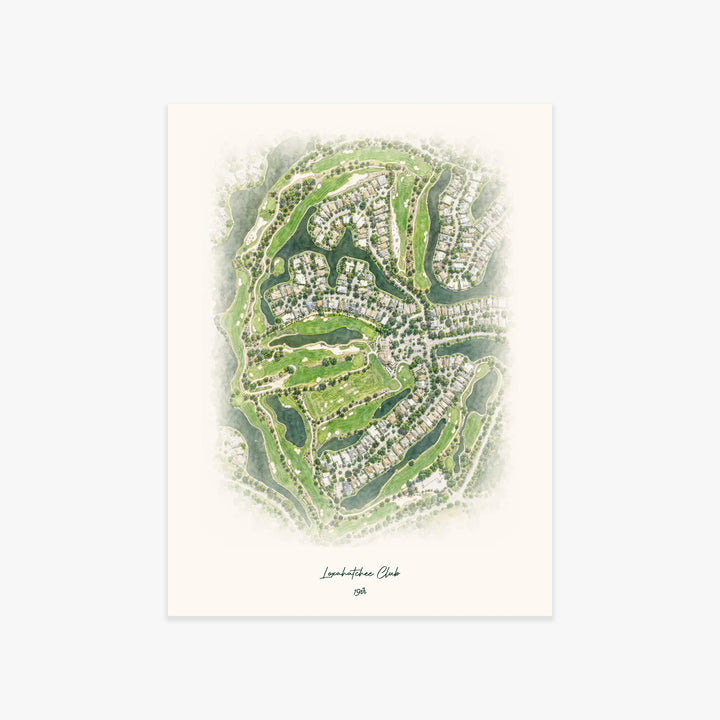 Loxahatchee Club printed artwork