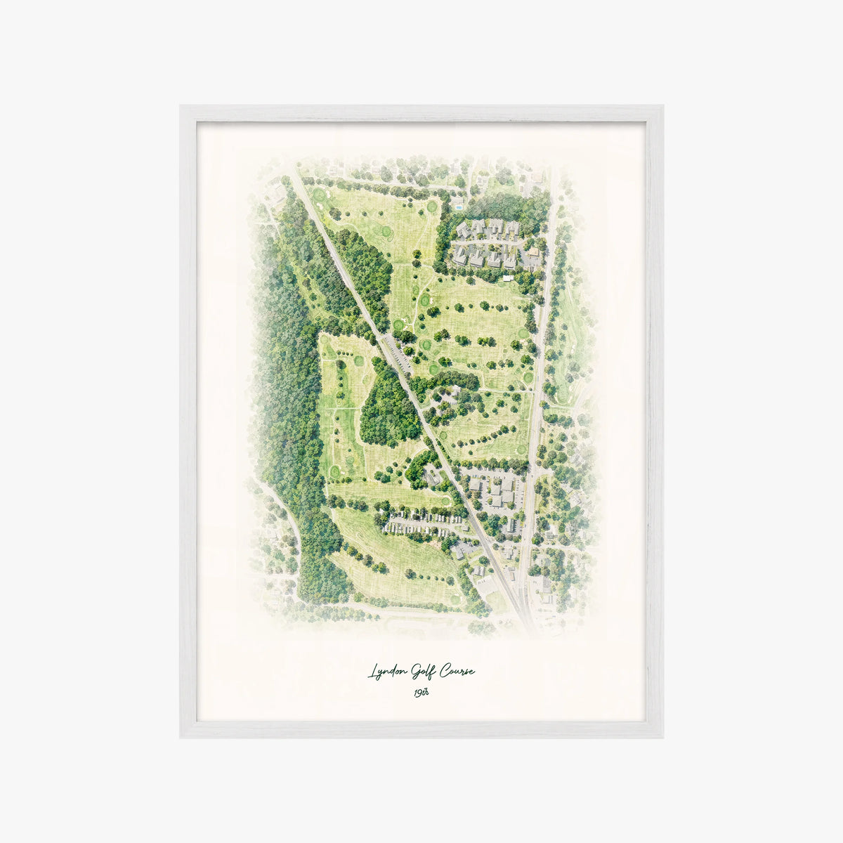 Lyndon Golf Course white frame