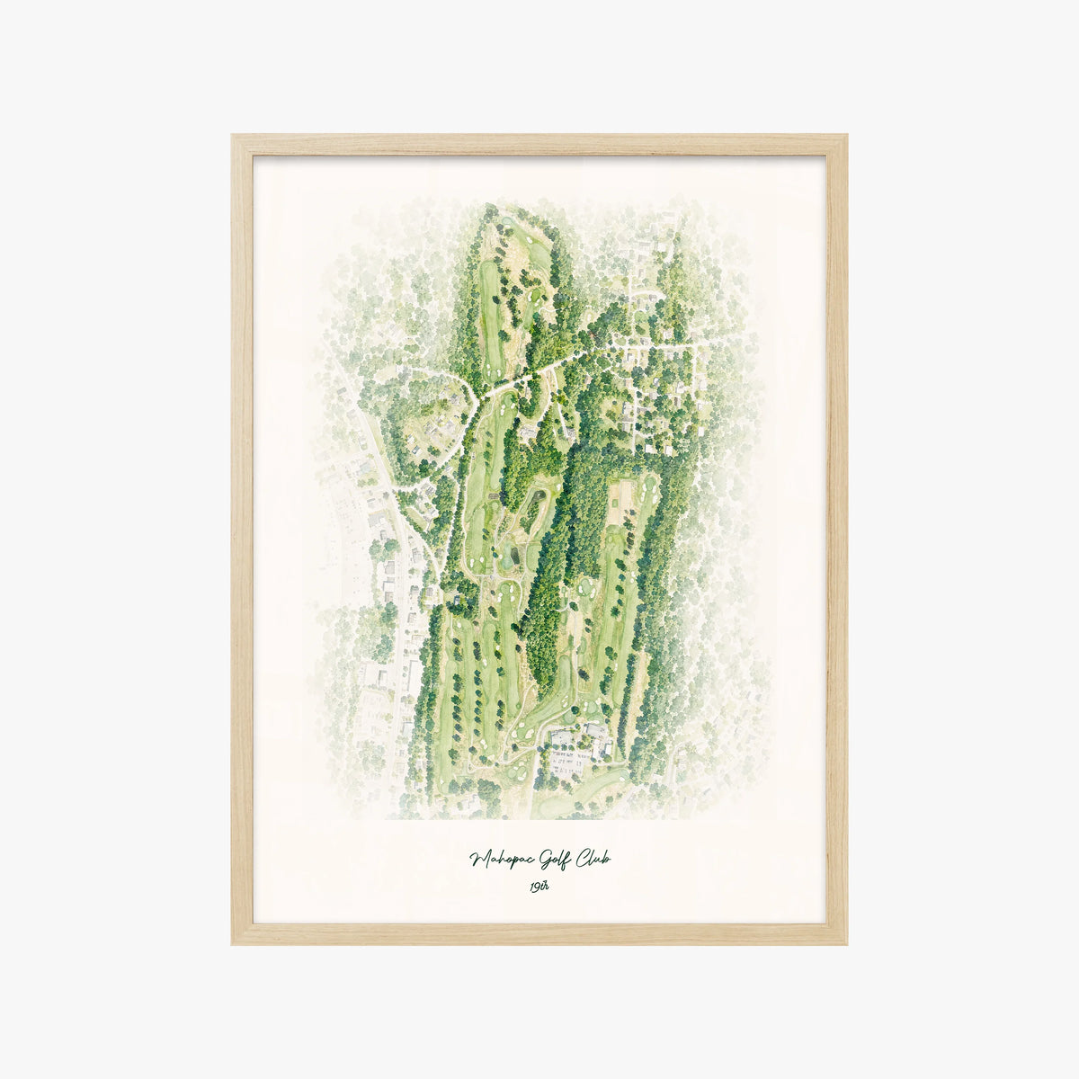Mahopac Golf Club wood frame