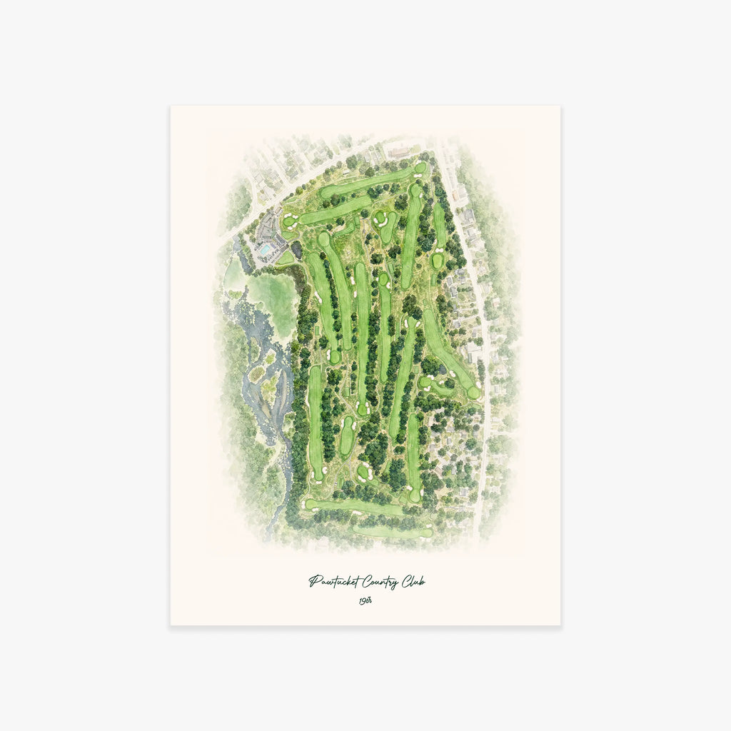 Pawtucket Country Club printed artwork