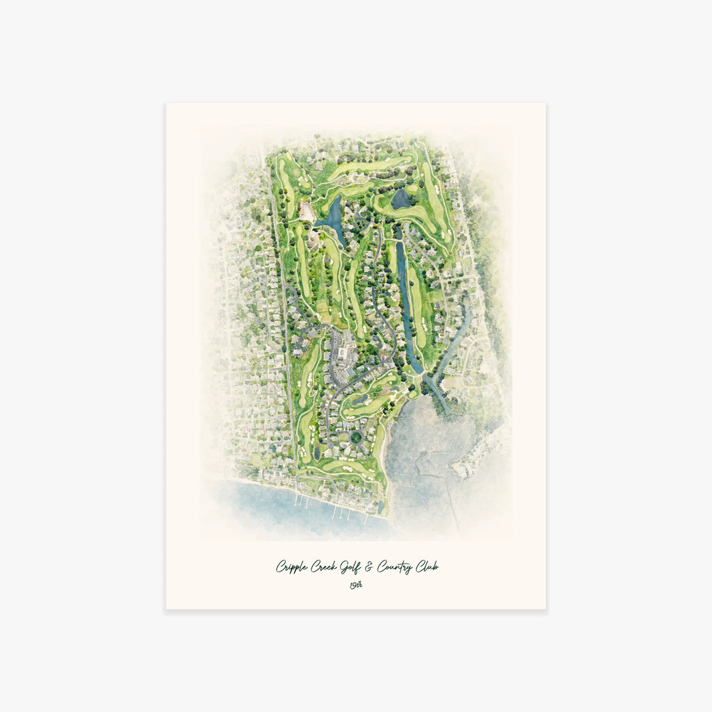 Cripple Creek Golf & Country Club printed artwork