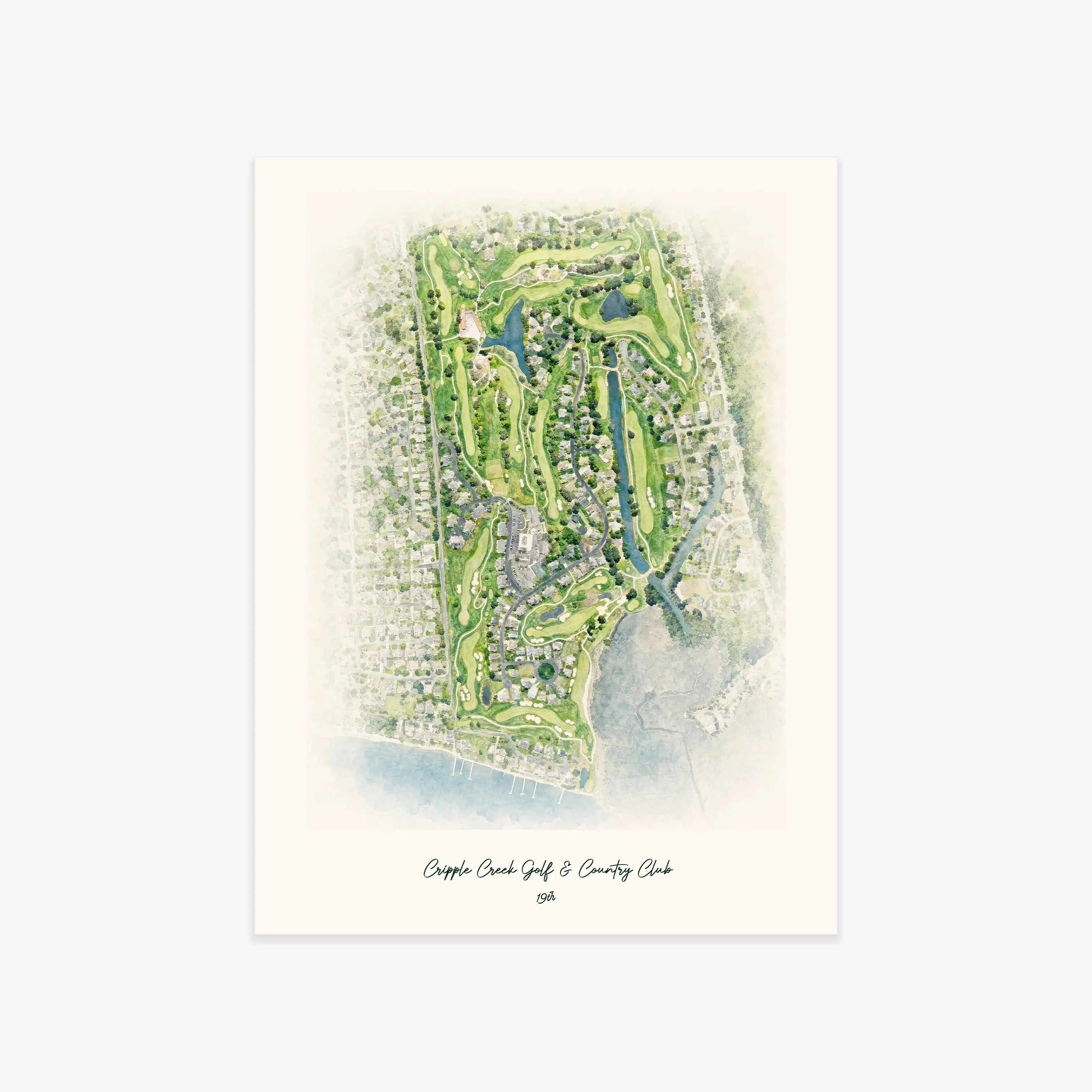 Cripple Creek Golf & Country Club printed artwork