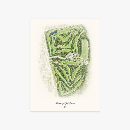 Anchorage Golf Course printed artwork