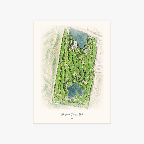 Cheyenne Country Club printed artwork