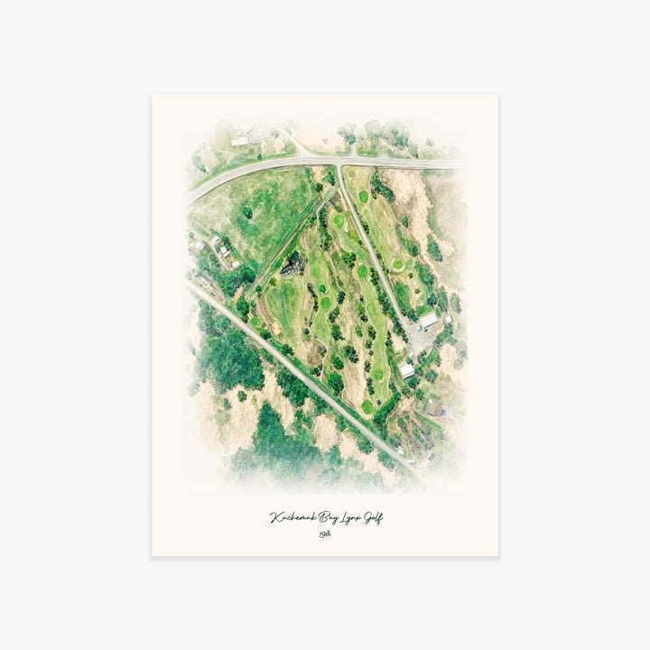 Kachemak Bay Lynx Golf printed artwork