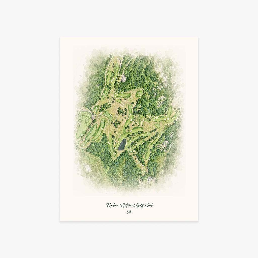 Hudson National Golf Club printed artwork
