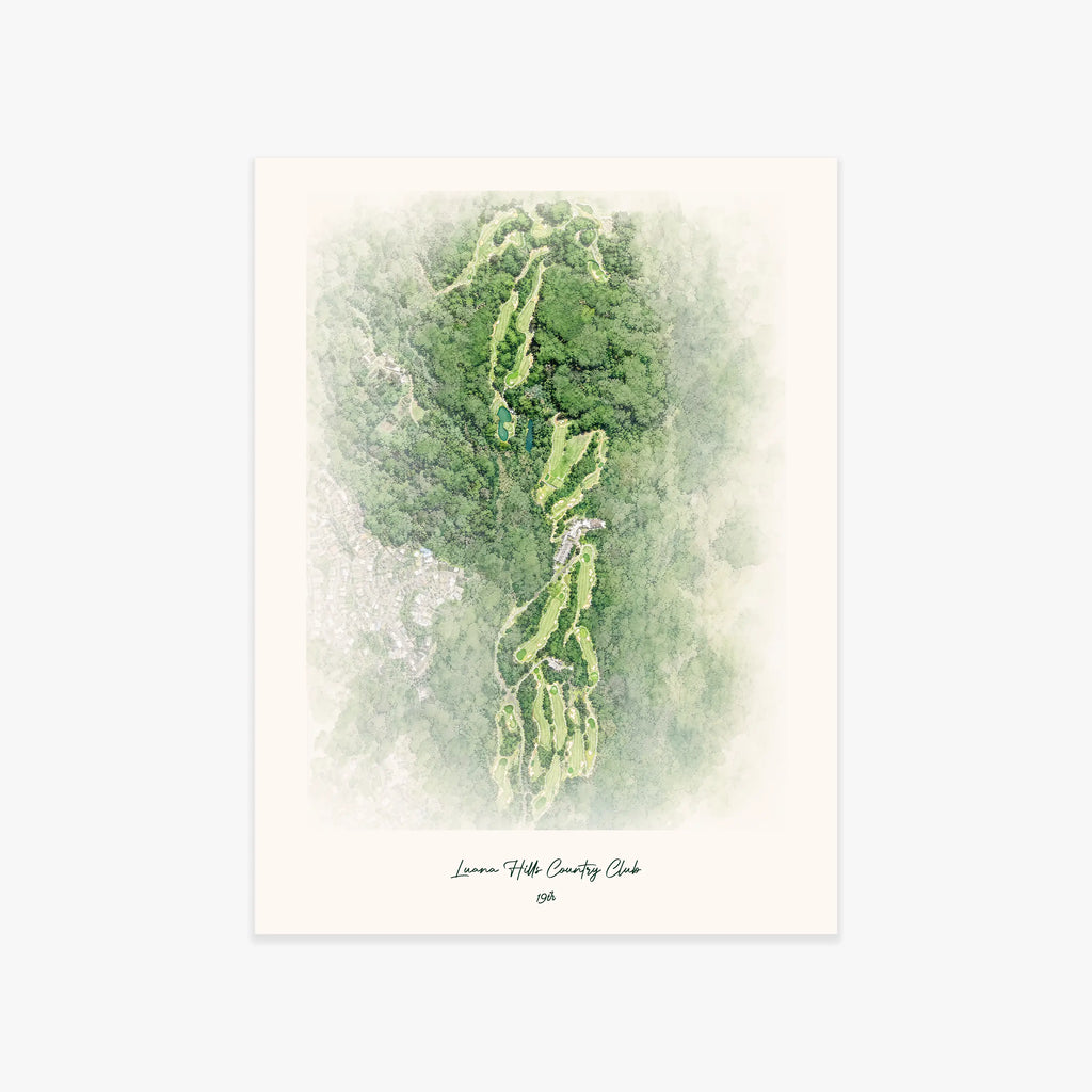 Luana Hills Country Club printed artwork
