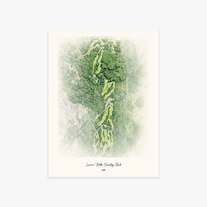 Luana Hills Country Club printed artwork