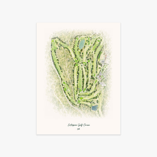 Enterprise Golf Course printed artwork