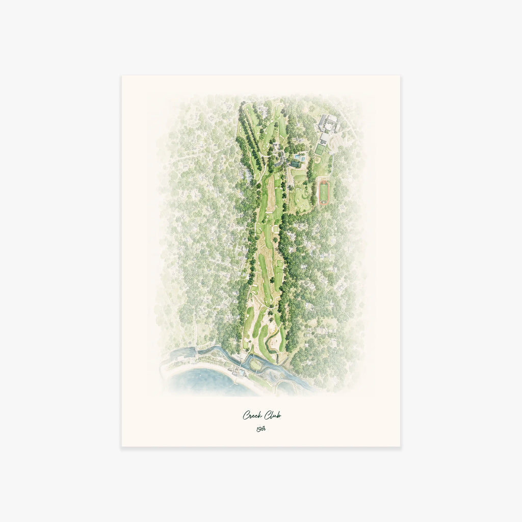 Creek Club printed artwork
