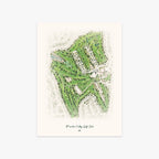 Paradise Valley Golf Club printed artwork