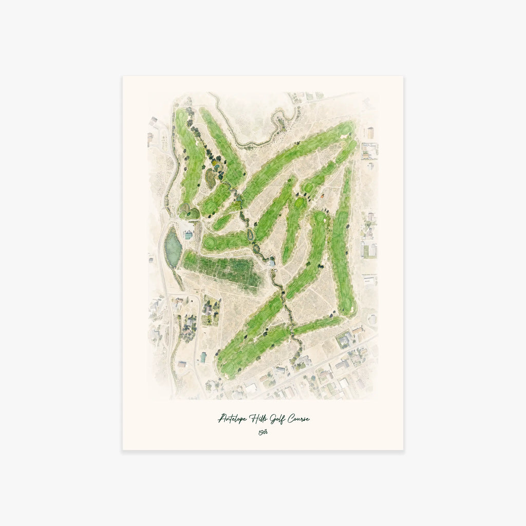 Antelope Hills Golf Course printed artwork