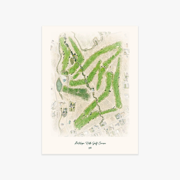 Antelope Hills Golf Course printed artwork