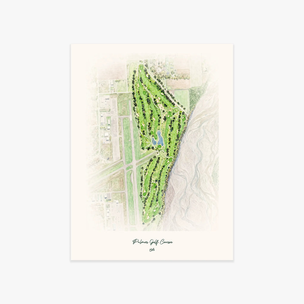 Palmer Golf Course printed artwork