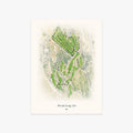 Powell Country Club printed artwork