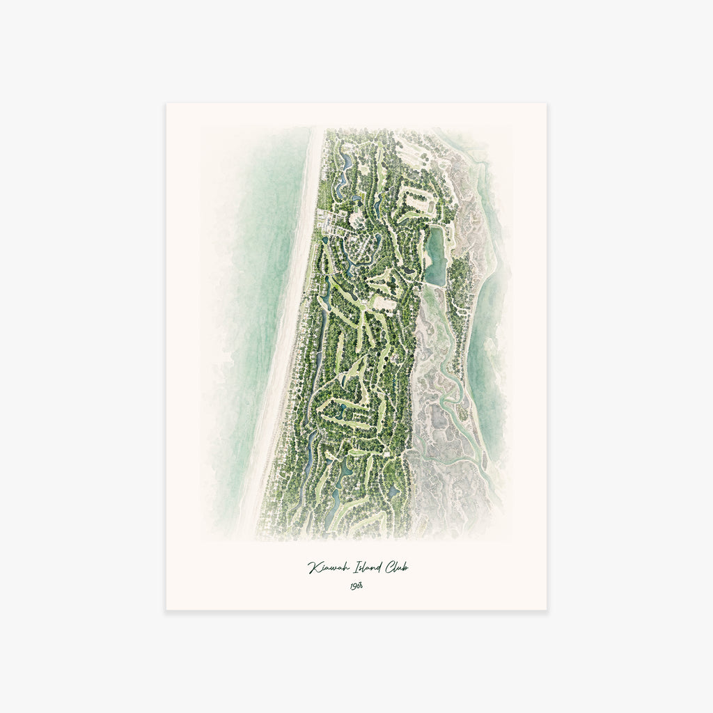 Kiawah Island Club printed artwork