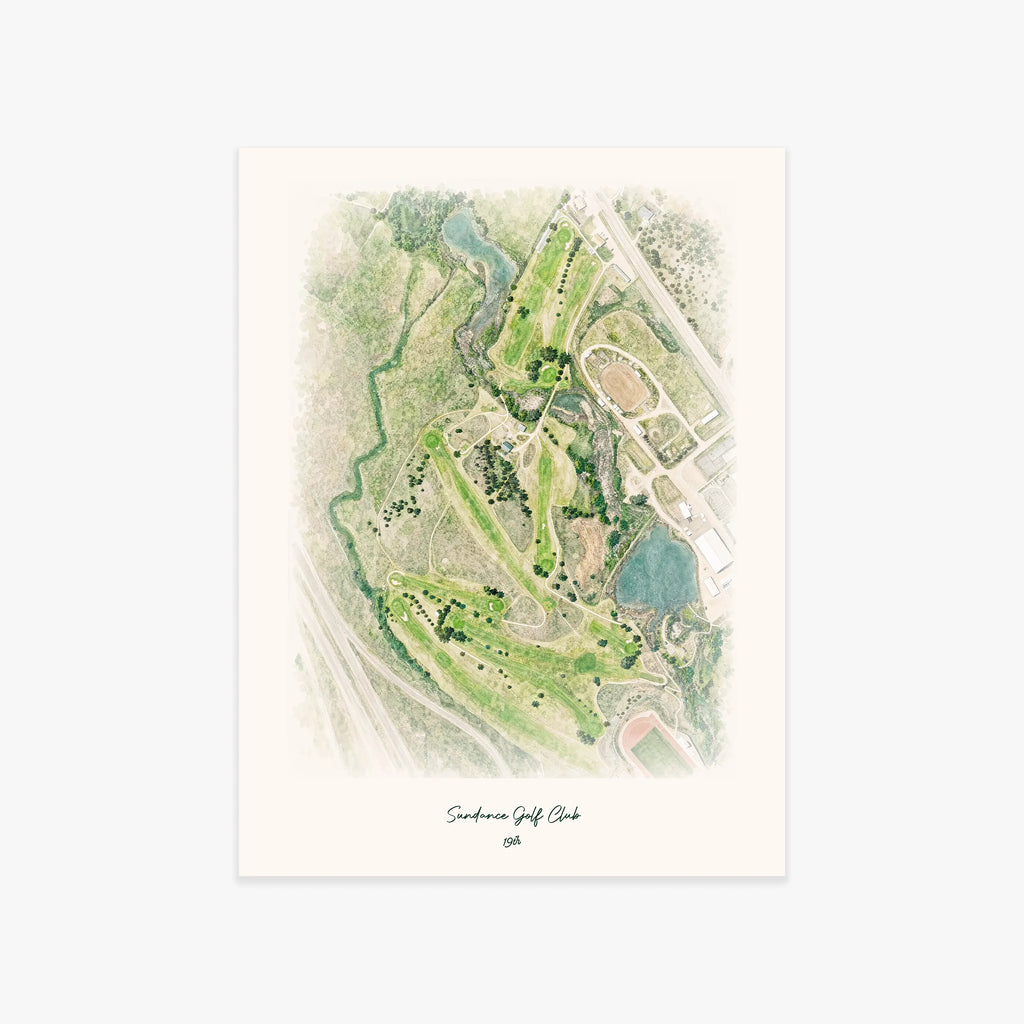 Sundance Golf Club printed artwork