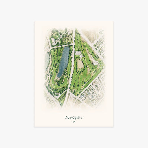 Airport Golf Course printed artwork