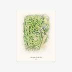 Wilmington Country Club printed artwork