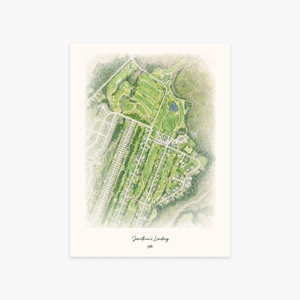 Jonathan's Landing printed artwork