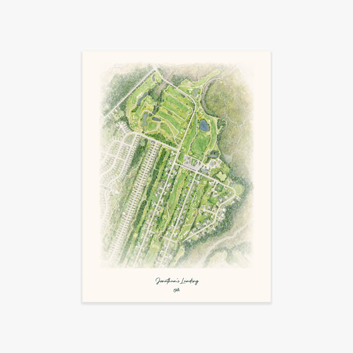 Jonathan's Landing printed artwork