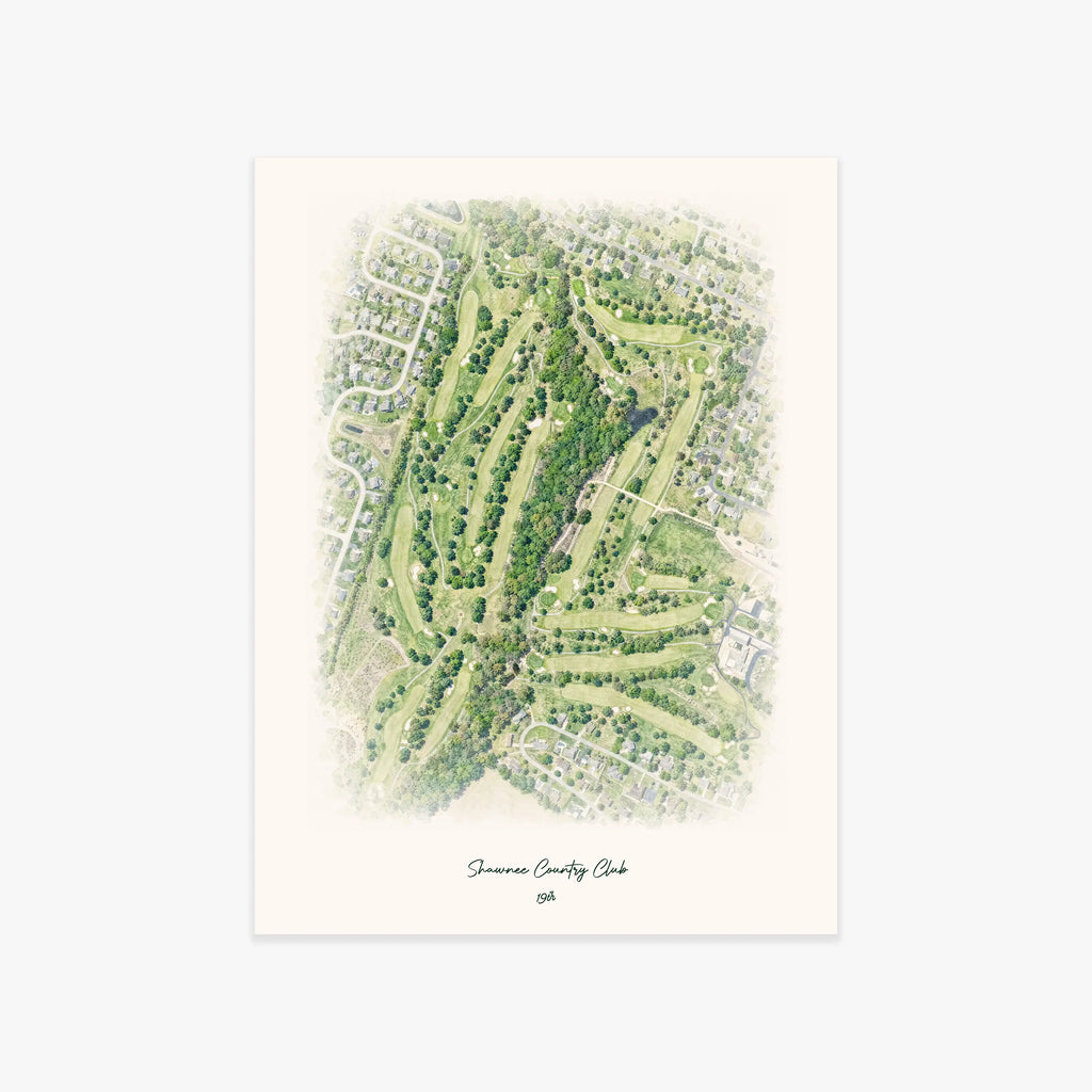 Shawnee Country Club printed artwork