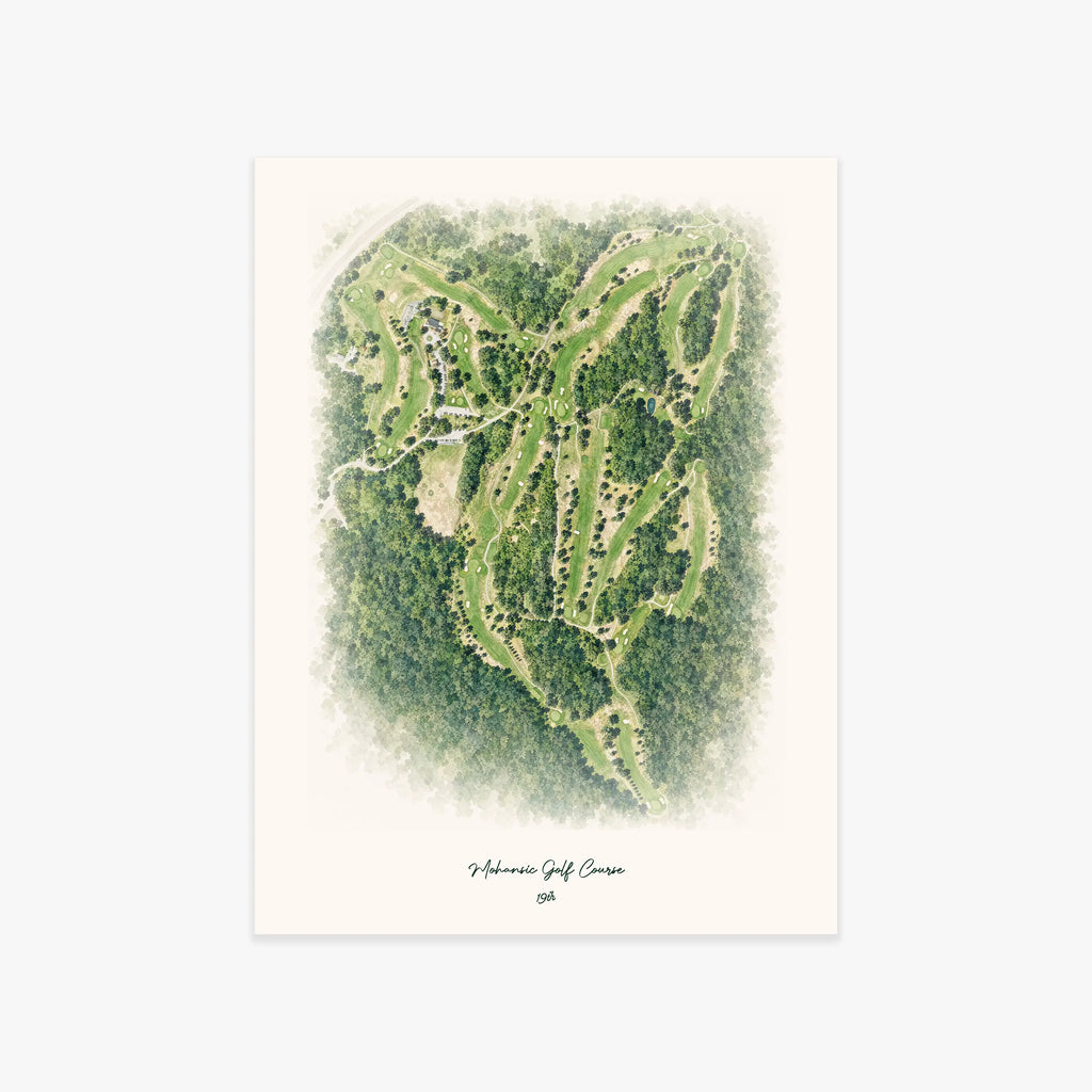 Mohansic Golf Course printed artwork