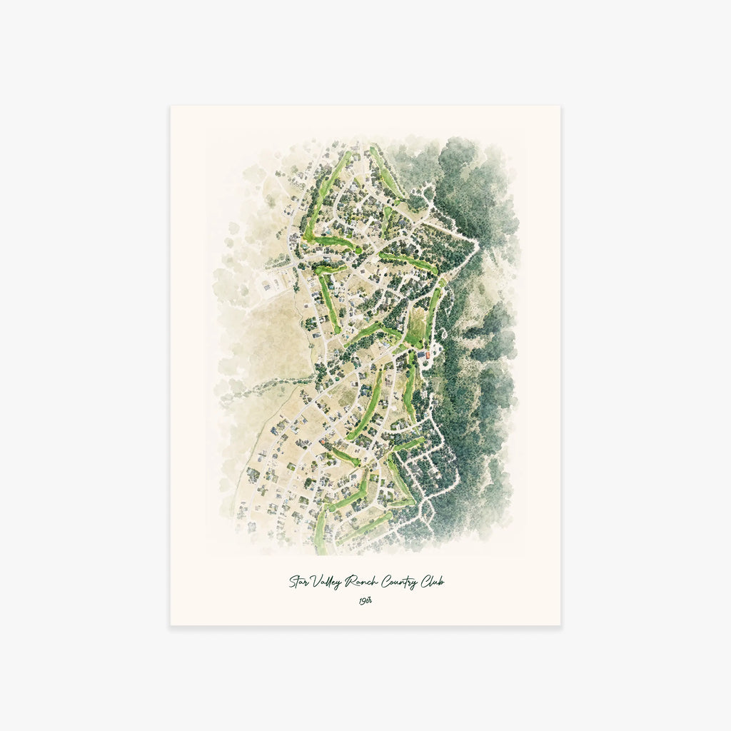 Star Valley Ranch Country Club printed artwork
