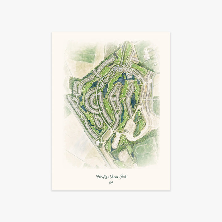 Heritage Shores Club printed artwork