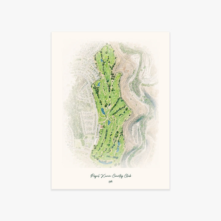 Royal Kunia Country Club printed artwork