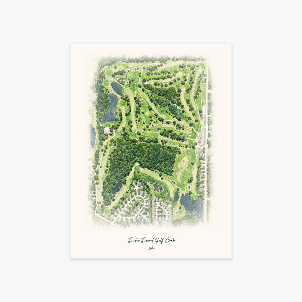 Dub's Dread Golf Club printed artwork
