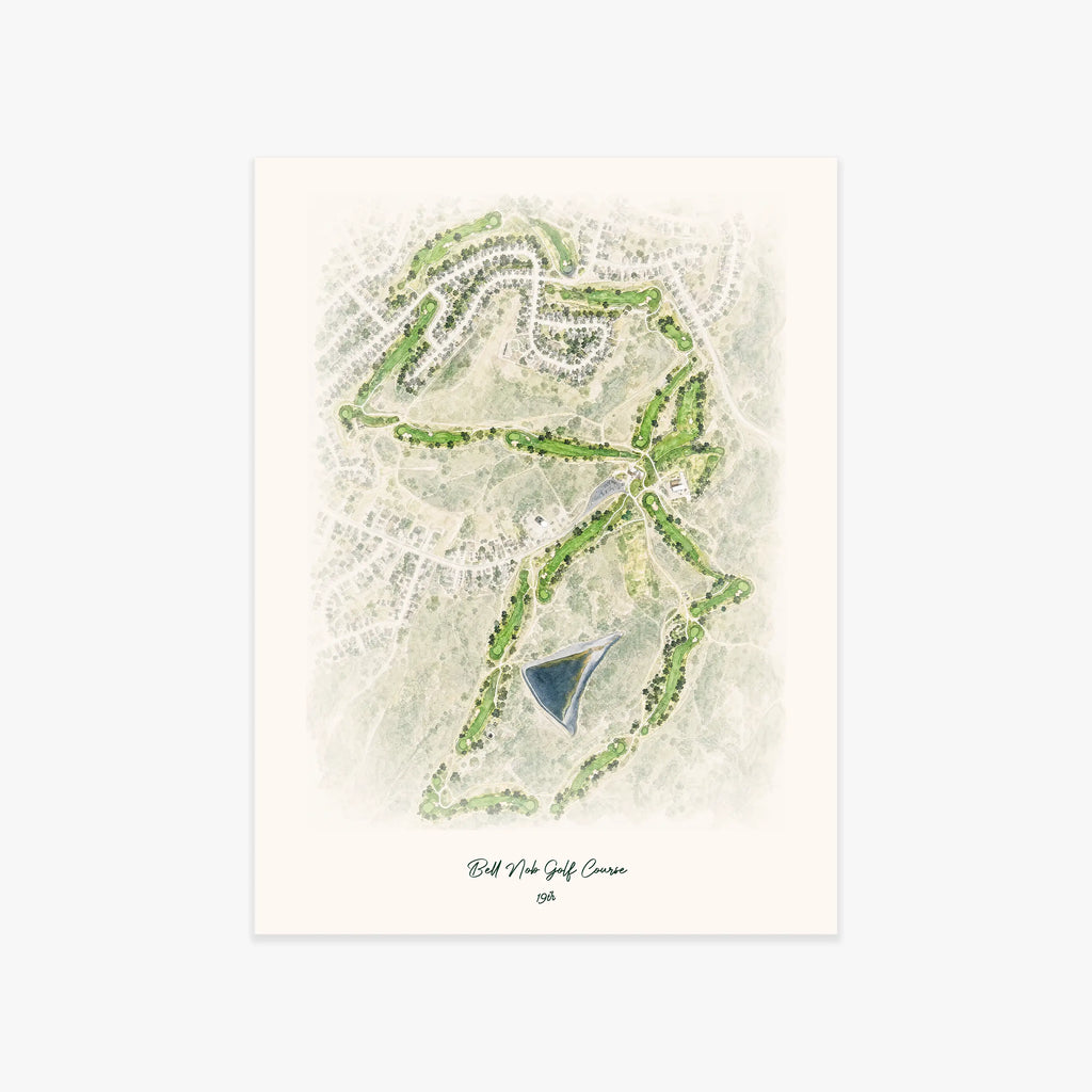 Bell Nob Golf Course printed artwork