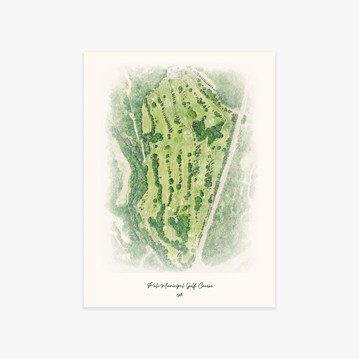 Pali Municipal Golf Course printed artwork