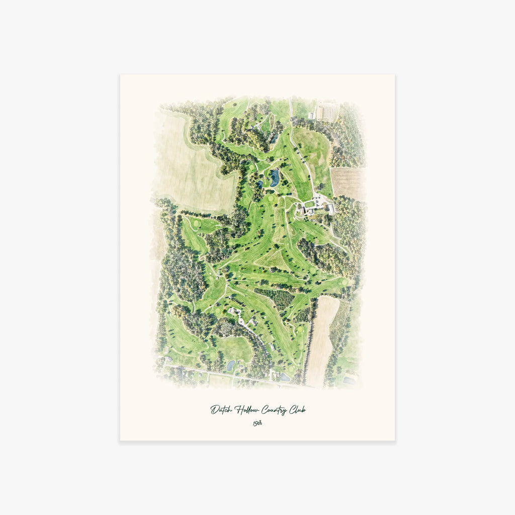 Dutch Hollow Country Club printed artwork