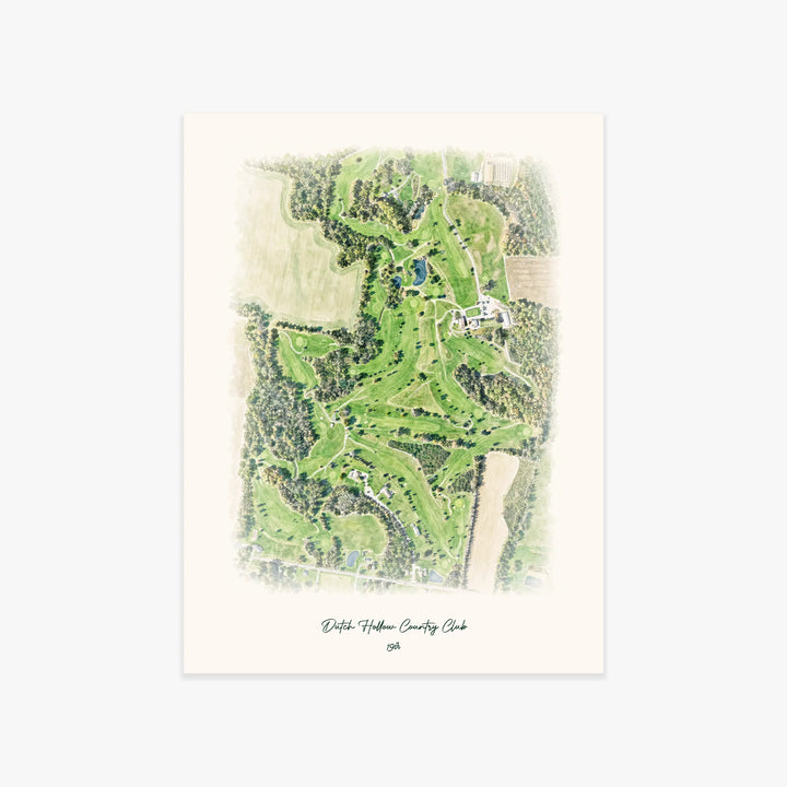 Dutch Hollow Country Club printed artwork