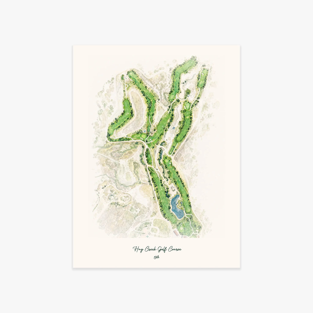 Hay Creek Golf Course printed artwork