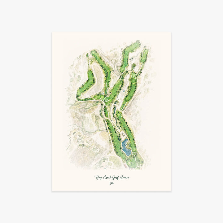 Hay Creek Golf Course printed artwork